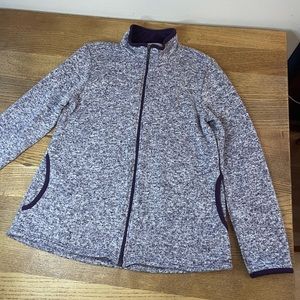 Fleece Stan Herman lightly worn purple trim